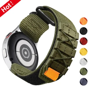 Rugged Military Nylon Band Strap For Samsung Galaxy Watch 3 4 5 6 Classic Active - Picture 1 of 15
