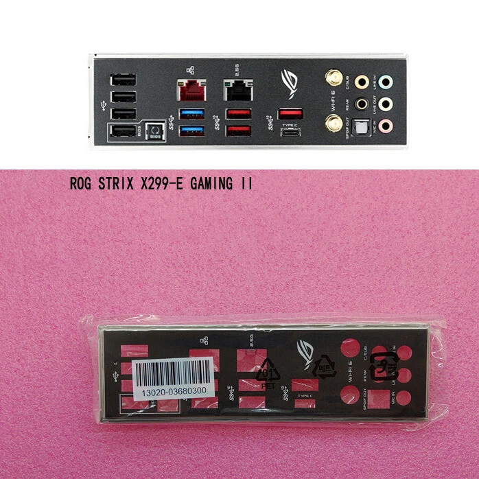 I/O Shield Für ASUS ROG STRIX X299-E GAMING II Motherboard Backplate IO - Bild 1 von 1