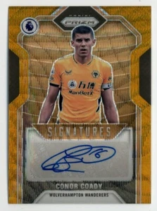 2021-22 Prizm English Premier League Auto Prizms Orange Mojo Conor Coady - Imagen 1 de 2