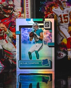 2022 Panini Donruss Optic Skylar Thompson #276 Holo Prizm Rookie - Picture 1 of 2