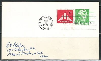 Year of 1971 US First Day of Issue postal Card - Image 1 of 2