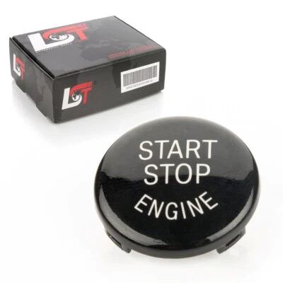 Start Stop Engine Knopf Abdeckung schwarz für BMW E60 E61 E89 E90 E91 E92 E93 - Bild 1 von 4