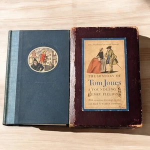 FIELDING/TOM JONES/ILLUSTRATED MODERN LIBRARY/SLIPCASE/SIGNED BY WARREN CHAPPELL - Picture 1 of 10