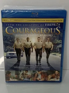 Courageous (Blu-ray/DVD, 2011) Honor Begins At Home Collectors Edition-BRAND NEW - Picture 1 of 4