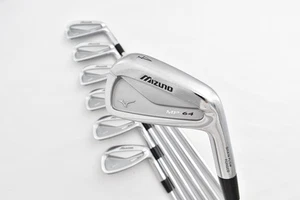 7pcs Mizuno MP-64 Forged 4-5-6-7-8-9-P Iron Set Flex Stiff N.S.PRO MODUS3 120 RH - Picture 1 of 15