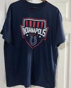 NFL Indianapolis Colts Navy Blau XL Kurzarm T-Shirt Neu - Bild 1 von 3