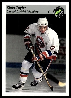 1993 Classic Pro Prospects #113 Chris Taylor - Capital District Islanders - Image 1 of 2