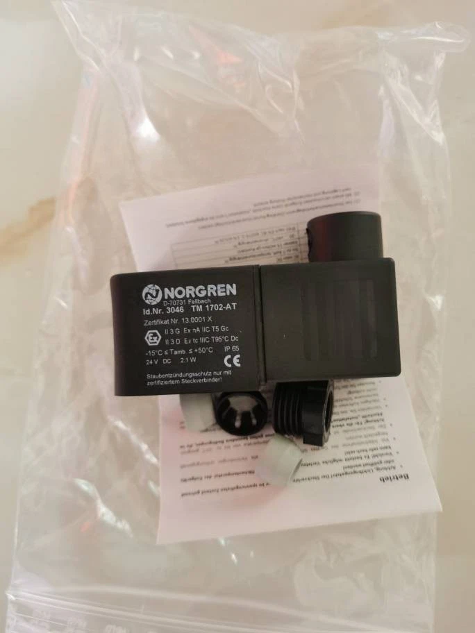 1PCS New For Norgren Solenoid Valve Coil TM1702-AT 3046 24V DC 2.0W - Image 1 of 1
