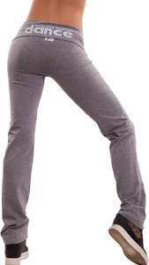 Pantaloni Donna Tuta Dance Sport Fitness Elastici Cotone Vita Bassa Nuovi CH93 - Foto 1 di 12
