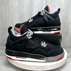 Nike Air Jordan 4 Retro Criado Negro Cemento GS 408452-089 2012 OG 4.5 - Imagen 1 de 10