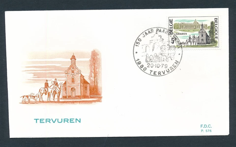 D461573 Belgium FDC Tervuren Buildings Architecture P.576 - Image 1 of 1