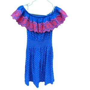 Abito Lilly Pulitzer Kalama spalle scoperte, taglia Xxs blu e rosa - Foto 1 di 9