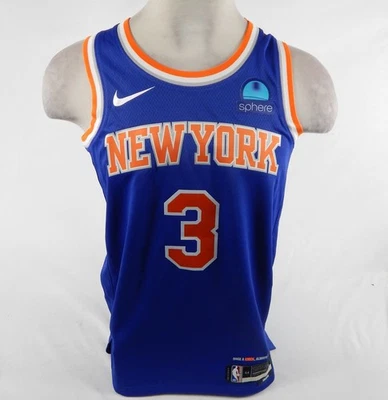 Mens New York Knicks Josh Hart #3 Swingman Blue Jersey Icon Nike NWT M 714479S - Image 1 of 4