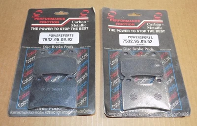 Pastillas de freno metálicas de carbono de fricción de rendimiento zapatas Ducati 748 996 Aprilia BMW Foto 1 de 2