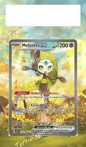 Pokemon Extended Art Inserts für PSA Platten - passend für GradedGuard - Meloetta EX 167 - Bild 1 von 1
