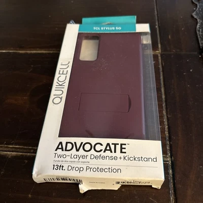 Funda de teléfono Quikcell - Advocate - TCL Stylus 5G - púrpura Foto 1 de 4