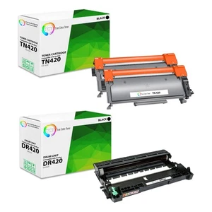 Juego de tóner y batería 3Pk TCT TN420 para Brother HL 2240 2270dw MFC7360 - Imagen 1 de 6