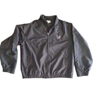 Cutter and Buck Jacket Mens XL Blue Windbreaker Houston Texans Football - Picture 1 of 11