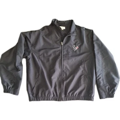 Cutter and Buck Jacket Mens XL Blue Windbreaker Houston Texans Football - Image 1 of 4