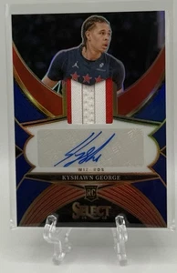 Kyshawn George 2024-25 Panini Select RPA RC Jersey Patch Auto Blue Prizm /49! - Picture 1 of 2