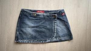 vintage Miss sixty Bella Hadid wrap around denim Mini skirt size M y2k 2000’s - Picture 1 of 14