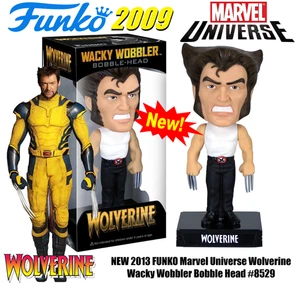 NUEVO 2009 FUNKO Marvel Universe Wolverine Wacky Wobbler Bobble Head #8529 - Imagen 1 de 13