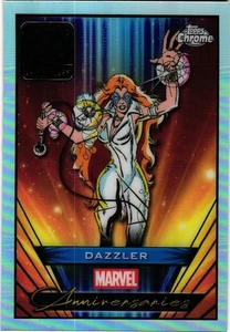 2025 MARVEL TOPPS CHROME ANNIVERSARIES INSERT REFRACTOR #MA-15 DAZZLER - Picture 1 of 2