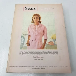 1965 Sears Spring and Summer Catalog Color Black White Photos Furniture Clothes - Picture 1 of 19