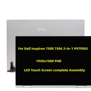 For Dell Inspiron 7500 7506 2-in-1 P97F003 Silver LCD Touch Screen CRY26 FHD  - Picture 1 of 5