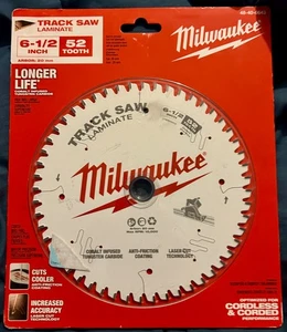 Milwaukee 6 1/2 52T Laminate Track Saw Blade 48-40-0643 new genuine - Picture 1 of 2