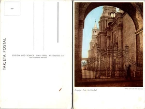 Postal Histórica Arequipa Perú La Catedral Perú Postal - Imagen 1 de 1