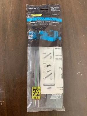 NUEVO Arnés de cableado de radio automático Metra 70-5511 nunca abierto. Foto 1 de 2