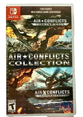 Air Conflicts Collection Secret Wars Pacific Carriers,任天堂 Switch 全新未拆封 — 第 1/4 张图片