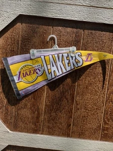 2000 Los Angeles Lakers NBA Basketball Wimpel volle Größe Wincraft Sports mit Sig - Bild 1 von 4