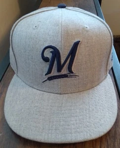 New Era MLB Milwaukee Brewers Hat 7 5/8 - Picture 1 of 4