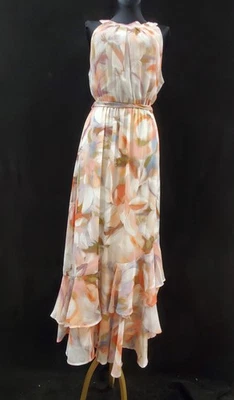 Calvin Klein Womens Floral Fairy Maxi Dress Size 6 Wedding Guest Whimsical Event - Image 1 of 4