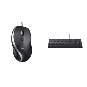 Logitech M500 Wired USB Mouse, High Precision 1000 DPI Laser Tracking, 7 Buttons - Picture 1 of 5