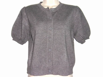 SUÉTER FEMININO FRENCH CONNECTION MANGA CURTA BOTÃO PARA BAIXO TAMANHO - M - Imagem 1 de 4