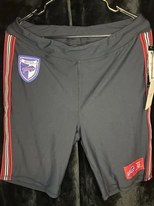 Women’s Black Buffalo Bills Biker Shorts - Picture 1 of 4