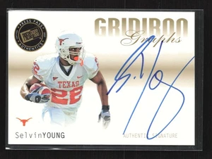 2007 Presseausweis SE #GG-SY Selvin Young Gridiron Grafiken Gold Texas Longhorns Autogramm - Bild 1 von 2