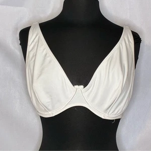 ASOS Fuller Bust White Underwire Bikini Top 36F GUC - Picture 1 of 4