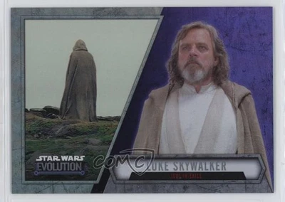 2016 Star Wars Evolution Purple Lightsaber Luke Skywalker Jedi In Exile #33 2a1 - Image 1 of 3