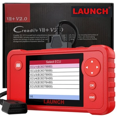 LAUNCH VII+ V2.0 Valise Diagnostic Auto Élite ENG/ABS/SRS/at 4 Système 3 Remise - Image 1 of 4