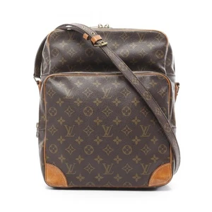 Louis Vuitton Gm Shoulder Bag Pvc Coated Canvas Leather Brown M45232 - Picture 1 of 11