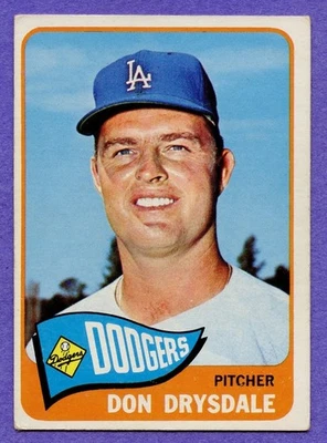 Topps Don Drysdale #260 Dodgers 1965 en muy buen estado-excelente Foto 1 de 2