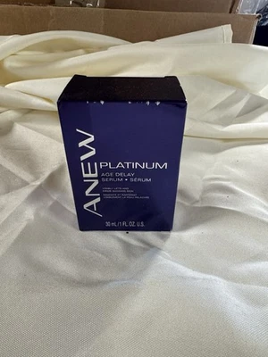 Anew Platinum Age Delay Serum - New In Box - Full Size 1 Fl. Oz. A2 - image 1 of 2