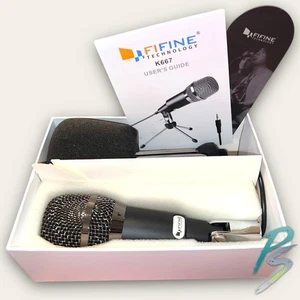Fifine K667 Condenser Microphone (Plug & Play) for PC - 3.5mm Jack - Bild 1 von 8