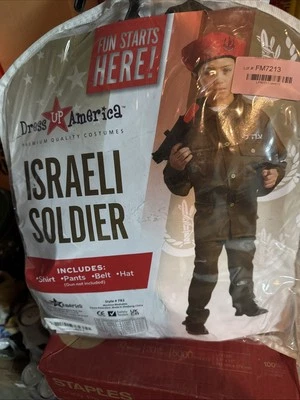 Disfraz de soldado israelí para niño por Dress America niño pequeño 4 Foto 1 de 2