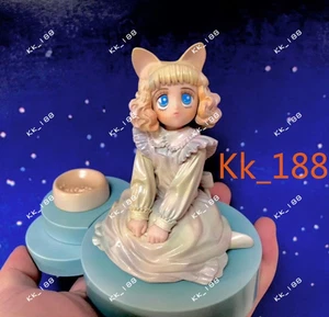 Figura de colección rara de la estrella de Cottonland Chibi Neko de 4,7" lindo diseñador - Imagen 1 de 9