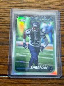 Richard Sherman 2024 Topps Chrome Refractor #182 Seahawks - Picture 1 of 2